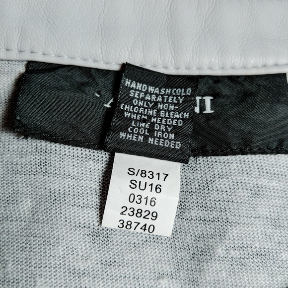 Alfani faux leather and linen jacket size Medium - Picture 6 of 6